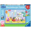 Image de Puzzles 2 x 12 pièces : Les aventures de Peppa Pig Ravensburger-05574