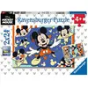 Image de Puzzles 2 x 24 pièces : Disney Mickey Mouse : Au cinéma Ravensburger-05578