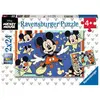 Image de Puzzles 2 x 24 piÃ¨ces : Disney Mickey Mouse : Au cinÃ©ma