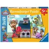 Image de Puzzles 3 x 49 pièces : Dino Ranch : Jon, Min et Miguel Ravensburger-05589