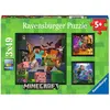 Image de Puzzles 3 x 49 pièces : Biomes de Minecraft Ravensburger-05621