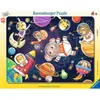Image de Puzzle cadre 40 pièces : Les animaux dans l'espace Ravensburger-5634