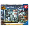 Image de Puzzles 3 x 49 piÃ¨ces :  Jurassic World 3 : T-rex et autres dinosaures
