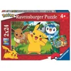 Image de Puzzle 2x24 pièces Pikachu Pokemon