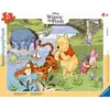 Image de Puzzle cadre 47 piÃ¨ces : DÃ©couvre la nature avec Winnie l'ourson