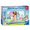 Image de Puzzles 2 x 12 piÃ¨ces : S'amuser avec Bluey