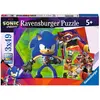 Image de Puzzles 3x49 pièces : Sonic Prime : Les aventures de Sonic Ravensburger-5695