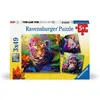 Image de Puzzles 3 x 49 piÃ¨ces : Les bÃ©bÃ©s de la jungle