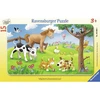 Image de Puzzle cadre 15 piÃ¨ces : Affectueux animaux