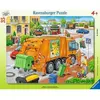 Image de Puzzle cadre 35 pièces : Camion poubelle