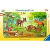 Image de Puzzle cadre 15 pièces : Petits animaux de la forêt Ravensburger-06376
