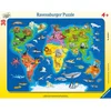 Image de Puzzle cadre : 30 pièces : Les animaux dans le monde Ravensburger-06641