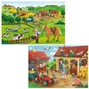 Image de Puzzle 2 x 12 piÃ¨ces : Le travail Ã  la ferme