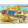 Image de Puzzles 2 x 12 pièces : Chantier et ferme Ravensburger-076161