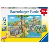 Image de Puzzle 2 x 24 piÃ¨ces : Bienvenue au zoo