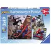 Image de Puzzle 3 x 49 pièces : Spiderman en action Ravensburger-08025