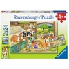 Image de Puzzle 2 x 24 piÃ¨ces : Une journÃ©e Ã  la ferme