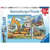 Image de Puzzle 3 x 49 pièces : grands véhicules de construction Ravensburger-92260