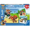 Image de Puzzle 3 x 49 pièces : Equipe 4 pattes Pat Patrouille (Paw Patrol) Ravensburger-09239