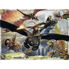 Image de Puzzle 150 pièces XXL : Dragons : En formation de vol Ravensburger-10015
