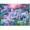 Image de Puzzle 150 pièces XXL - Licornes au coucher de soleil Ravensburger-10021
