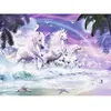 Image de Puzzle 150 pièces XXL : Licornes sur la plage Ravensburger-100576