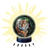 Image de Puzzle 3D rond lumineux 72 piÃ¨ces : les felins