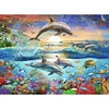 Image de Puzzle 300 piÃ¨ces XXL : Le paradis des dauphins