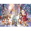 Image de Puzzle 100 piÃ¨ces XXL - NoÃ«l en forÃªt