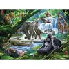 Image de Puzzle 100 piÃ¨ces XXL : Les animaux de la jungle