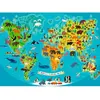 Image de Puzzle 150 pièces XXL : La carte du monde des animaux Ravensburger-13287
