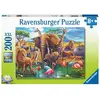 Image de Puzzle 200 pièces XXL : En plein safari Ravensburger-13292