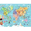 Image de Puzzle 100 pièces XXL :  La carte du monde Ravensburger-13343