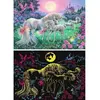 Image de Puzzle 100 piÃ¨ces XXL - Licornes au clair de lune (Collection Starline)
