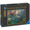 Image de Puzzle 9000 pièces Ravensburger Forêt magique et dragons
