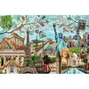 Image de Puzzle 5000 pièces : Carte postale des monuments Ravensburger-17118