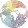Image de Puzzle Rond 500 piÃ¨ces : Circle Of Colors : Mandala