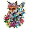 Image de Puzzle en bois 150 pièces : Forme : Renard coloré RAVENSBURGER-17512