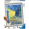 Image de Peinture par numéro CréArt - Art collection : La terrasse du café le soir (Van Gogh) Ravensburger-23519