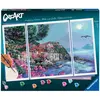 Image de Creart peinture au numéros : Triptyque - 5 terres Ravensburger-23529