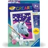 Image de CreArt Kids 8x12cm : Licorne scintillante Ravensburger-25579