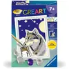 Image de CreArt Kids 8x12cm : Portrait dun loup Ravensburger-25582