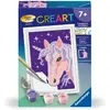 Image de CreArt Kids 8x12cm : Licorne à criniere violette Ravensburger-25585