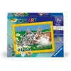 Image de CreArt Kids 13x18cm : Chaton et son compagnon le lapin Ravensburger-25658