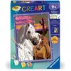 Image de CreArt Kids 18x24cm : Chevaux au coucher de soleil Ravensburger-25809