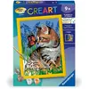 Image de CreArt Kids 18x24cm : Chat et son compagnon le papillon Ravensburger-25813