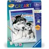Image de CreArt Kids 18x24cm : Doux bisous de Husky Ravensburger-25829