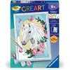 Image de CreArt Kids 18x24cm : Licorne fleurie Ravensburger-25834