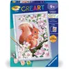 Image de CreArt Kids 18x24cm : ecureuil au printemps Ravensburger-25837