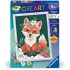 Image de CreArt Kids 18x24cm : Renard fleuri Ravensburger-25841